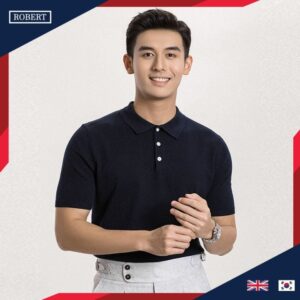 Áo polo Navy Blue