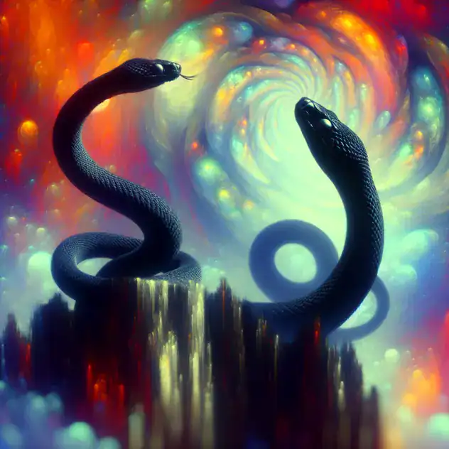 Giải Mã Giấc Mơ Thấy 2 Con Rắn Đen: Ý Nghĩa và Điềm Báo