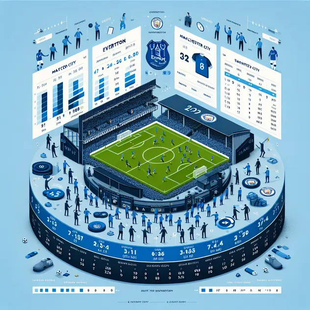 Số liệu thống kê trận đấu Everton gặp Manchester City