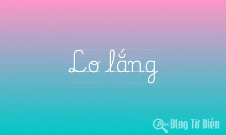 Phân tích ngữ pháp lo lắng là từ loại gì trong tiếng Việt