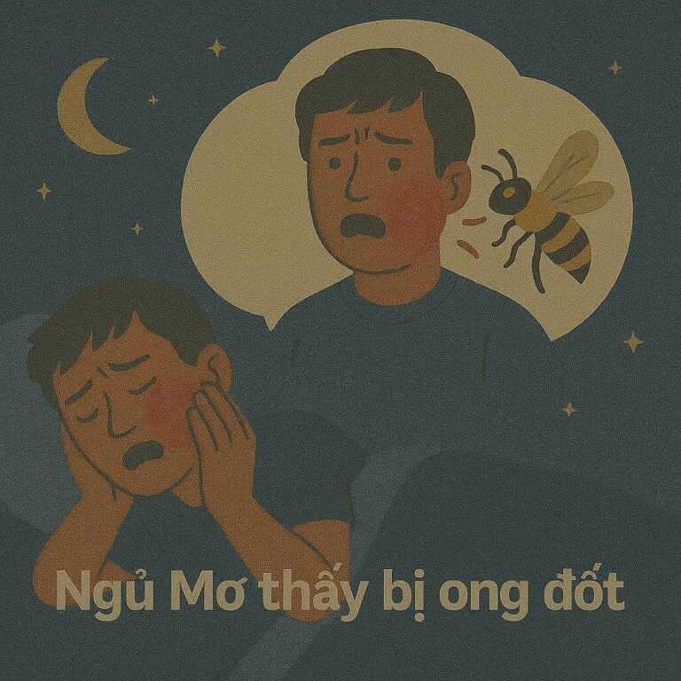 mơ thấy ong đuổi đốt