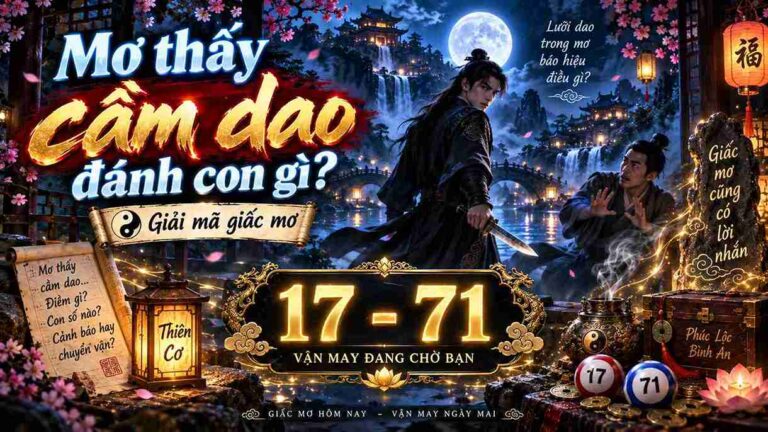 Mo thay cam dao danh con gi