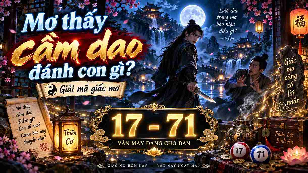 Mo thay cam dao danh con gi