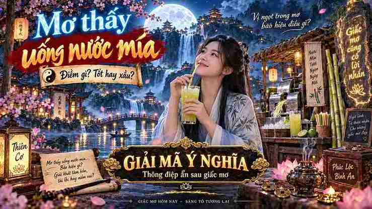 Mo thay uong nuoc mia