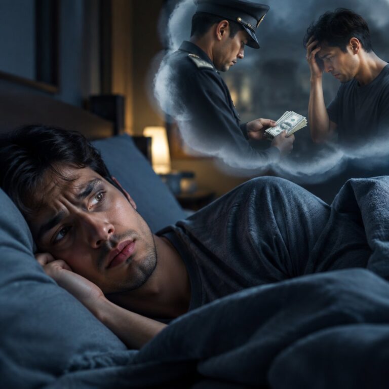 nằm mơ bị phạt tiền