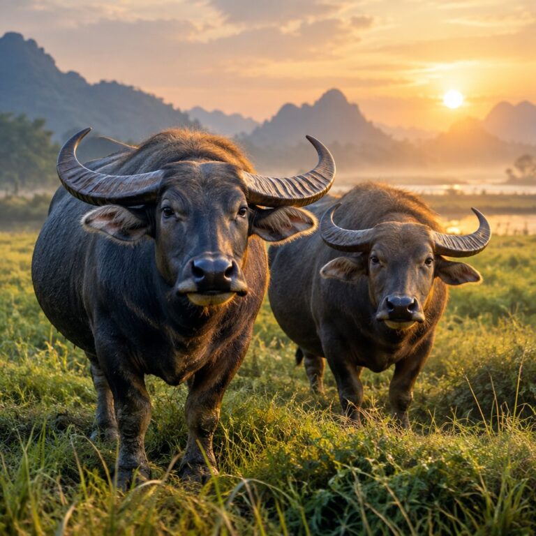 nằm mơ thấy 2 con trâu