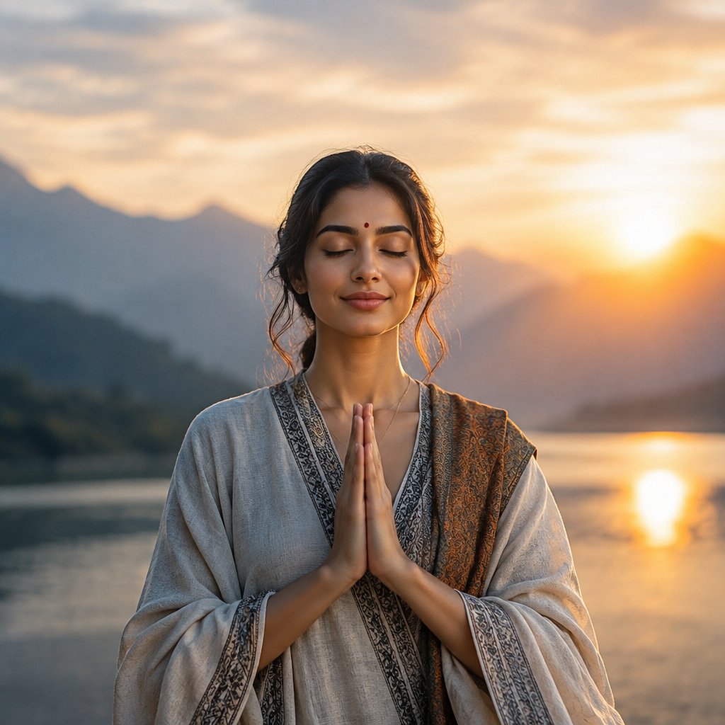 Namaste là tiếng gì? Nguồn gốc, ý nghĩa ngữ pháp và văn hóa chào hỏi